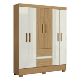 Guarda Roupa 6 Portas 2 Gavetas 5138 Aramóveis