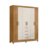 Guarda Roupa 6 Portas 4 Gavetas Aruba Moval