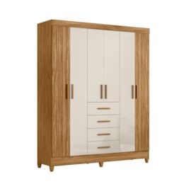 Guarda Roupa 6 Portas 4 Gavetas Aruba Moval