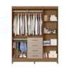 Guarda Roupa 6 Portas 4 Gavetas Aruba Moval