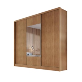 Guarda-Roupa Arezzo Plus com Espelho Cumaru Novo Horizonte