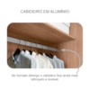 Guarda-Roupa Arezzo Plus com Espelho Cumaru Novo Horizonte