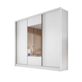 Guarda-Roupa Arezzo Plus com Espelho Neve Novo Horizonte