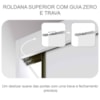 Guarda-Roupa Arezzo Plus com Espelho Neve Novo Horizonte