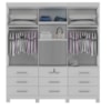 Guarda Roupa Athenas 3P C/Esp Branco Bianchi