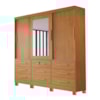 Guarda Roupa Athenas 3P C/Esp Nature Bianchi
