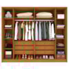Guarda Roupa Barcelona 6P 6G Cinamomo/Off Tcil Móveis 