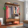 Guarda Roupa Barcelona Closet Modulado Preto / Demolição