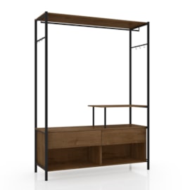 Guarda Roupa Barcelona Closet Modulado Preto / Demolição