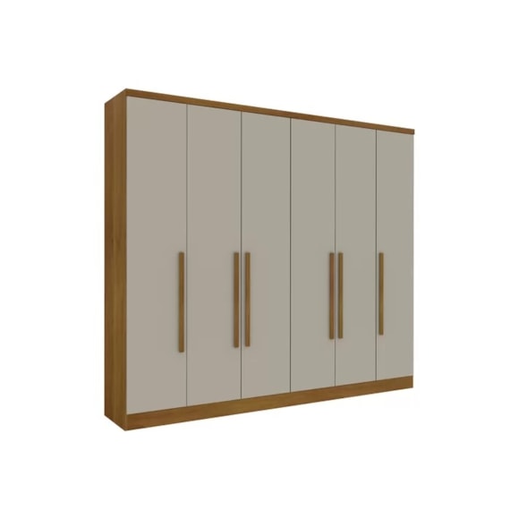 Guarda Roupa Casal 6 Portas 4 Gavetas Veneza