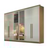 Guarda Roupa Casal 6 Portas 8 Gavetas com Espelho Robust Plus Fendi Fosco 