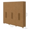Guarda Roupa Casal 6 Portas Áries Lopas Amêndoa