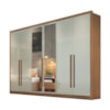 Guarda Roupa Casal 6P 8G C/Espelho Robust Plus Fendi Fosco 