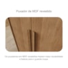 Guarda Roupa Casal 6P 8G C/Espelho Robust Plus Fendi Fosco 