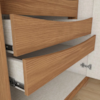 Guarda Roupa Casal Leblon 6 Portas Nature Henn Moveis