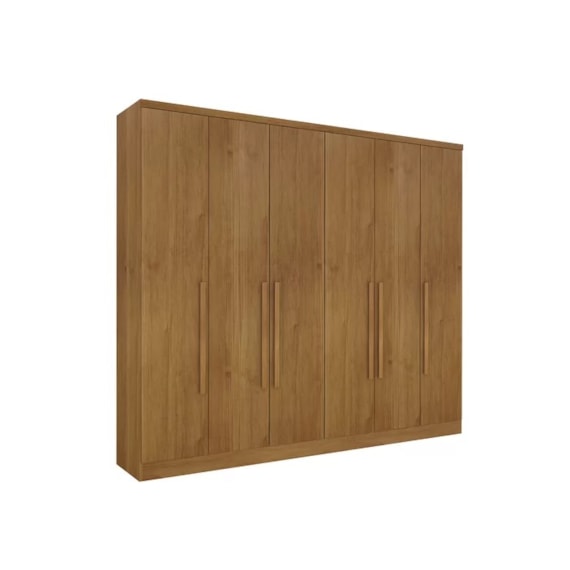 Guarda Roupa Casal Veneza 6 Portas Cinamomo