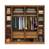 Guarda Roupa Casal Veneza 6 Portas Cinamomo