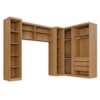 Guarda Roupa Dallas Modulado Cinamomo Benetil