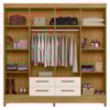 Guarda-Roupa Florida 8 Portas 4 Gavetas Moval