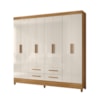 Guarda-Roupa Florida 8 Portas 4 Gavetas Moval