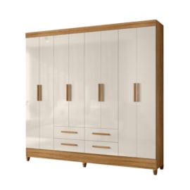 Guarda-Roupa Florida 8 Portas 4 Gavetas Moval