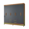 Guarda-Roupa Florida 8 Portas 4 Gavetas Moval