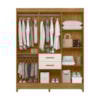 Guarda-Roupa Malta 6 Portas 2 Gavetas Moval