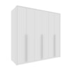 Guarda Roupa Master 6P Neve