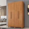 Guarda Roupa Milão 4P 0112 Cinamomo Benetil