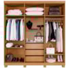 Guarda Roupa Milão 6P 0111 Cinamomo Benetil