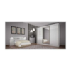 Guarda Roupa Novo Horizonte Casal 3P 8G C/Espelho Neve