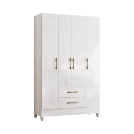  Guarda-Roupa Paraty Branco Moval