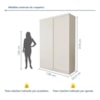 Guarda Roupa Solteiro Kiara Minastex 2 Portas e 2 Gavetas