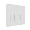 Guarda Roupa Veneza Casal 6P 4G Neve Tcil Moveis