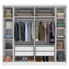 Guarda Roupa Veneza Casal 6P 4G Neve Tcil Moveis