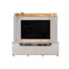 Home p/ TV até 75 P Gama c/4P 199x188cm Bali/Cedro DJ Móveis