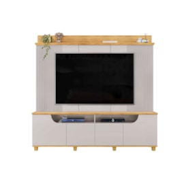 Home p/ TV até 75 P Gama c/4P 199x188cm Bali/Cedro DJ Móveis