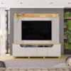 Home p/ TV até 75 P Gama c/4P 199x188cm Bali/Cedro DJ Móveis