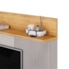 Home p/ TV até 75 P Gama c/4P 199x188cm Bali/Cedro DJ Móveis