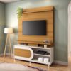 Home Theater Órbis Tv 55 Pol Com Rodízios Cinamomo/offwhite