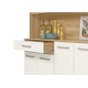 Kit Cozinha Magazin 120 7P 1G Freijó/Off White Cristal Nicioli