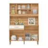 Kit Cozinha Magazin 120 7P 1G Freijó/Off White Cristal Nicioli