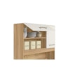 Kit Cozinha Magazin 90 5P 1G Freijó/Off White Cristal Nicioli