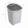 Lavadora Semiautomática Tanquinh 15kg Branca 127V  Newmaq