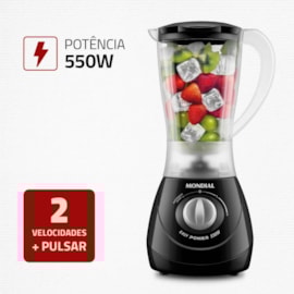 Liquidificador 2 Velocidades Easy Power L-550-B 127V Mondial