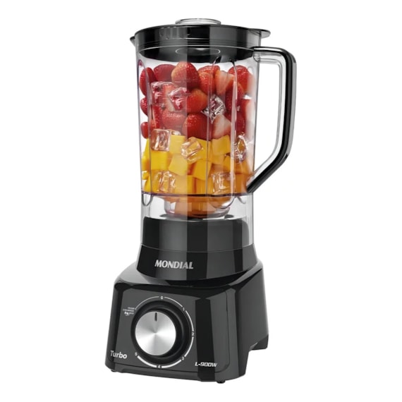 Liquidificador L-900 Fb Turbo 900w 2,7 Litros Preto Mondial
