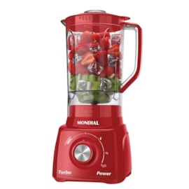 Liquidificador Mondial Turbo Power 2,2L Vermelho 127V