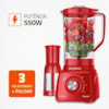 Liquidificador Mondial Turbo Power 2,2L Vermelho 127V