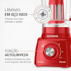 Liquidificador Mondial Turbo Power 2,2L Vermelho 127V