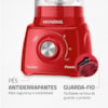 Liquidificador Mondial Turbo Power 2,2L Vermelho 127V